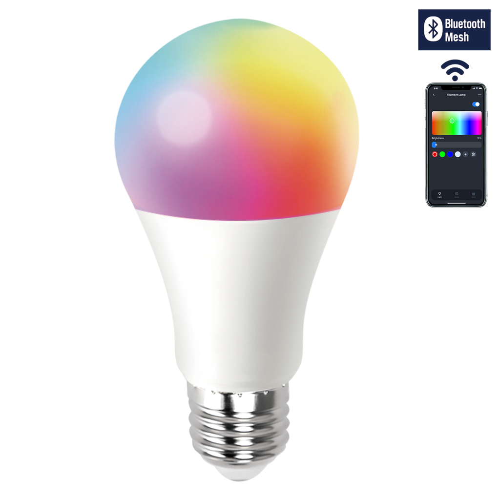 Aigostar Bluetooth Mesh A60 E27 9W RGB+CCT