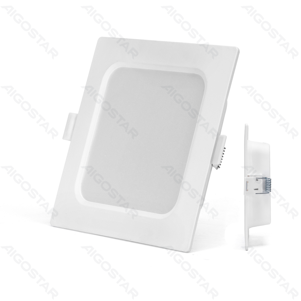 [B10405WFZ] Aigostar E6 LED Recessed Downlight Square 6W White Light