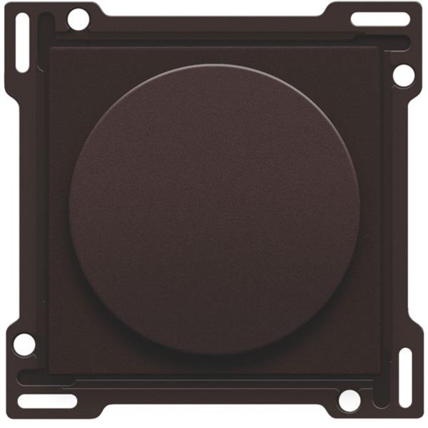 NIKO - Toets draaiknopdimmer/snelheidsregelaar, inc. draaiknop, bruin - 124-31000