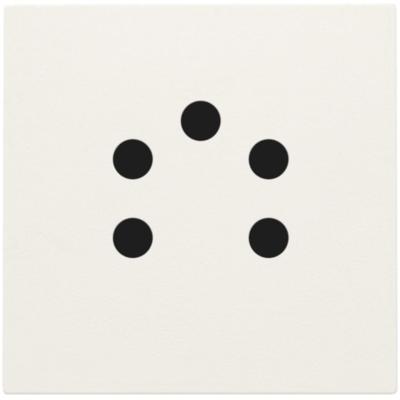 NIKO - Afwerkingsset telefooncontactdoos 45x45mm, wit - 101-69002