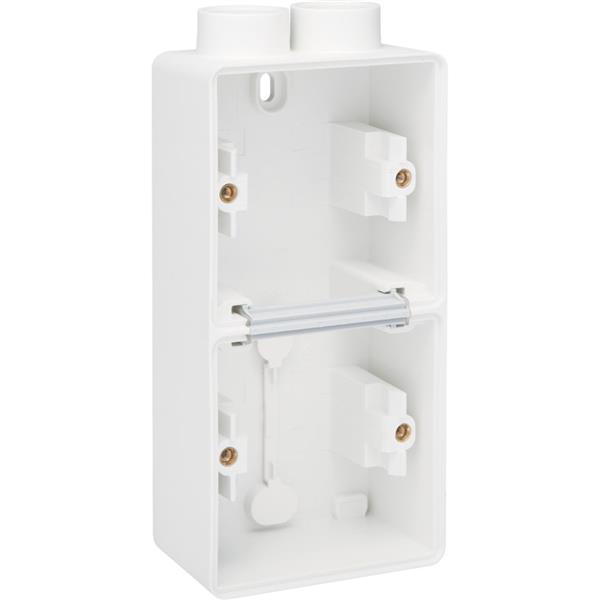 NIKO Hydro doos tweev. 2 ingangen - wit - 701-84202
