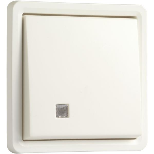 NIKO - Hydro spuitwaterdichte 2 polige controleschakelaar 10a, schroef, exc. led, wit - 701-37200