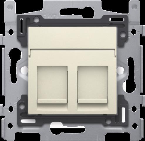 NIKO 2 RJ45-aansluitingen STP Cat. 5E - 100-66256