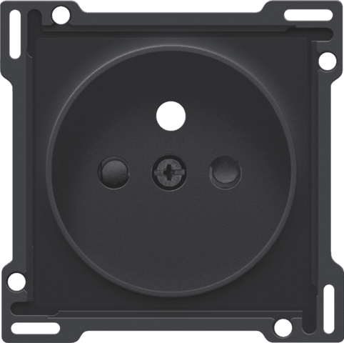 NIKO R-T CPL socket  anthraciet - 122-74001