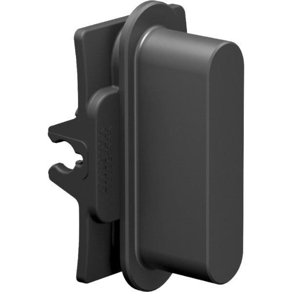 NIKO - Toets 1x Rocker, Niko Home Control, alu black - 224-46001