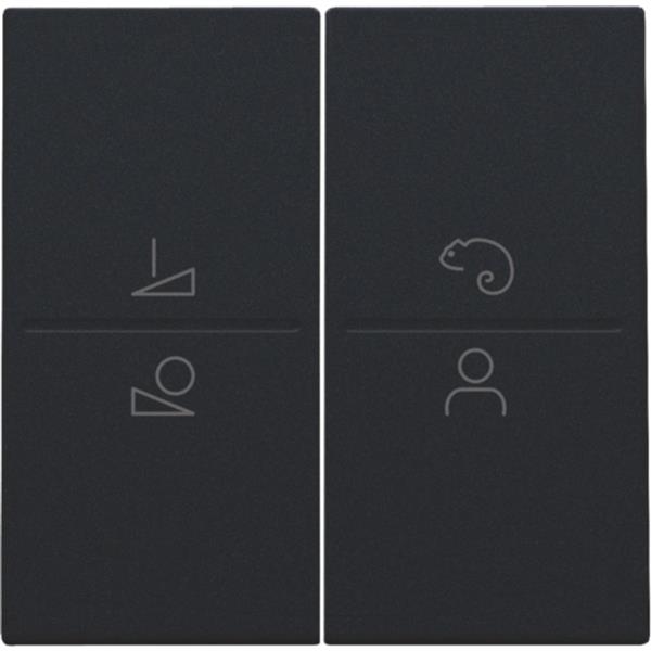 NIKO Buttons for RGBW RFcontrol-blackcoat K18 - 161-90002