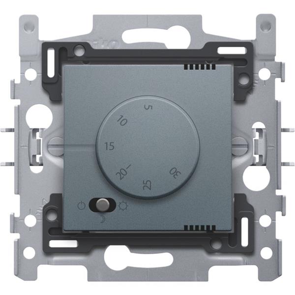 NIKO - Elektronische thermostaat, grijs staal - 220-88000