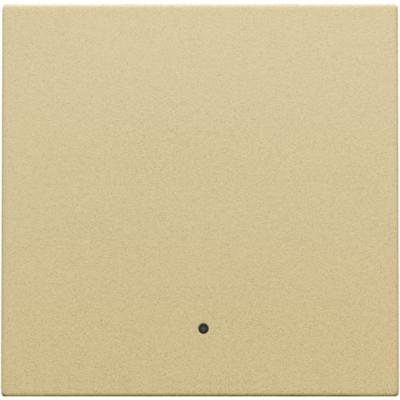 NIKO - Toets met lens voor elektronische schakelaar of drukknop, goud - 221-32002