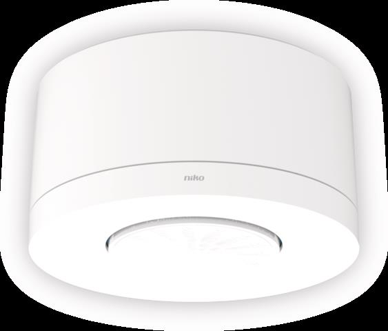 NIKO - Aanwezigheidsmelder P46MR, DALI-2, secundair en BMS, 12-13 m, 360°, voor opbouw - 353-652021
