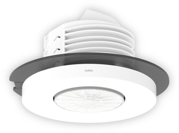 Aanwezigheidsmelder P41MR, 230 V, secundair, 12-13 m, 360°, SnapFit, voor inbouw