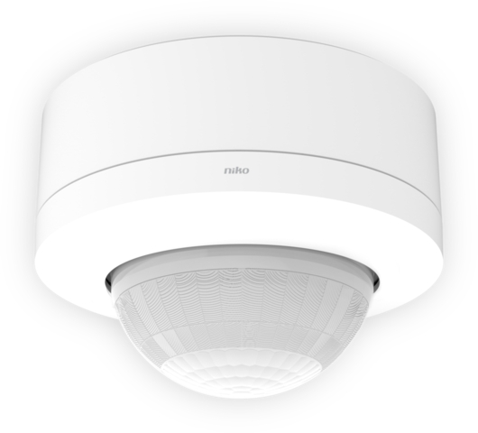 Aanwezigheidsmelder P41LR, 230 V, secundair, 32-37 m, 360°, voor opbouw