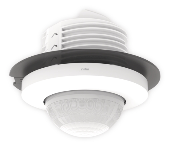 Aanwezigheidsmelder P47LR, DALI-2, master, 32-37 m, 360°, SnapFit, voor inbouw