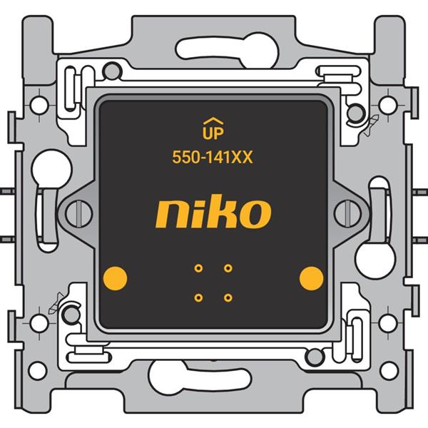 NIKO - NHC enkelvoudige muurprint met sokkel, 60x71mm, klauw - 550-14106