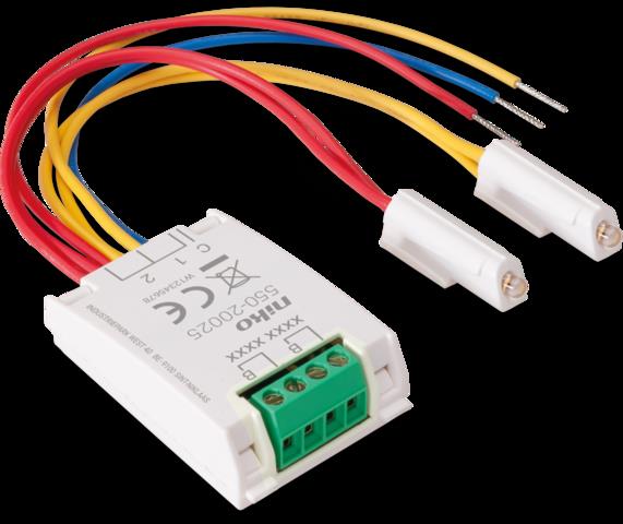 NIKO - Drukknopinterface met feedbackled voor één of twee ingangen - 550-20025