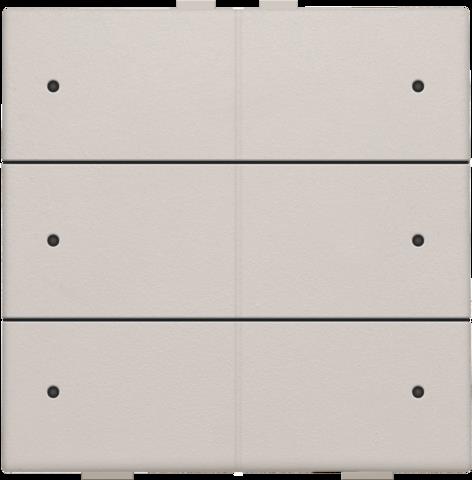NIKO - Zesvoudige drukknop met leds en comfortsensoren - 102-52206