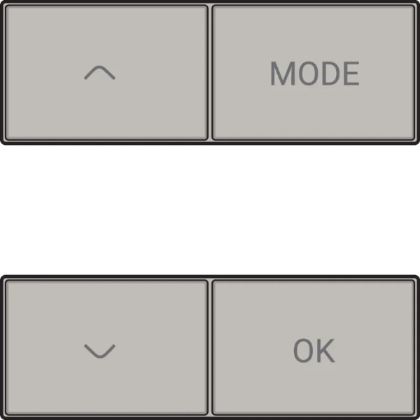 NIKO - afwerkingsset voor thermostaat, niko home control - 157-59053