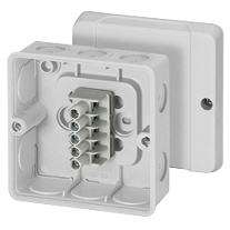 Hensel Aftakdoos 4mmÂ² + klem - DE9345