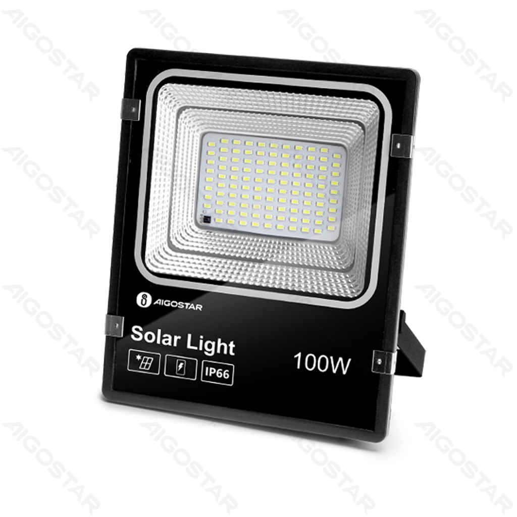 [B10202H5O] Aigostar Solar flood light Treasure basin 100W 6500K 2M