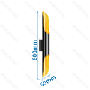 Aigostar Aluminium Enkele Kop Wandlamp Zwart (Zonder Lichtbron) E27