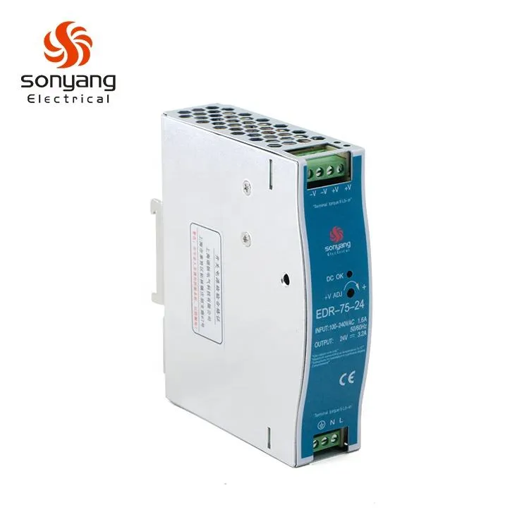 [NDR-100-5] Voeding 220VAC-5VDC 15A Sonyang NDR-100-5