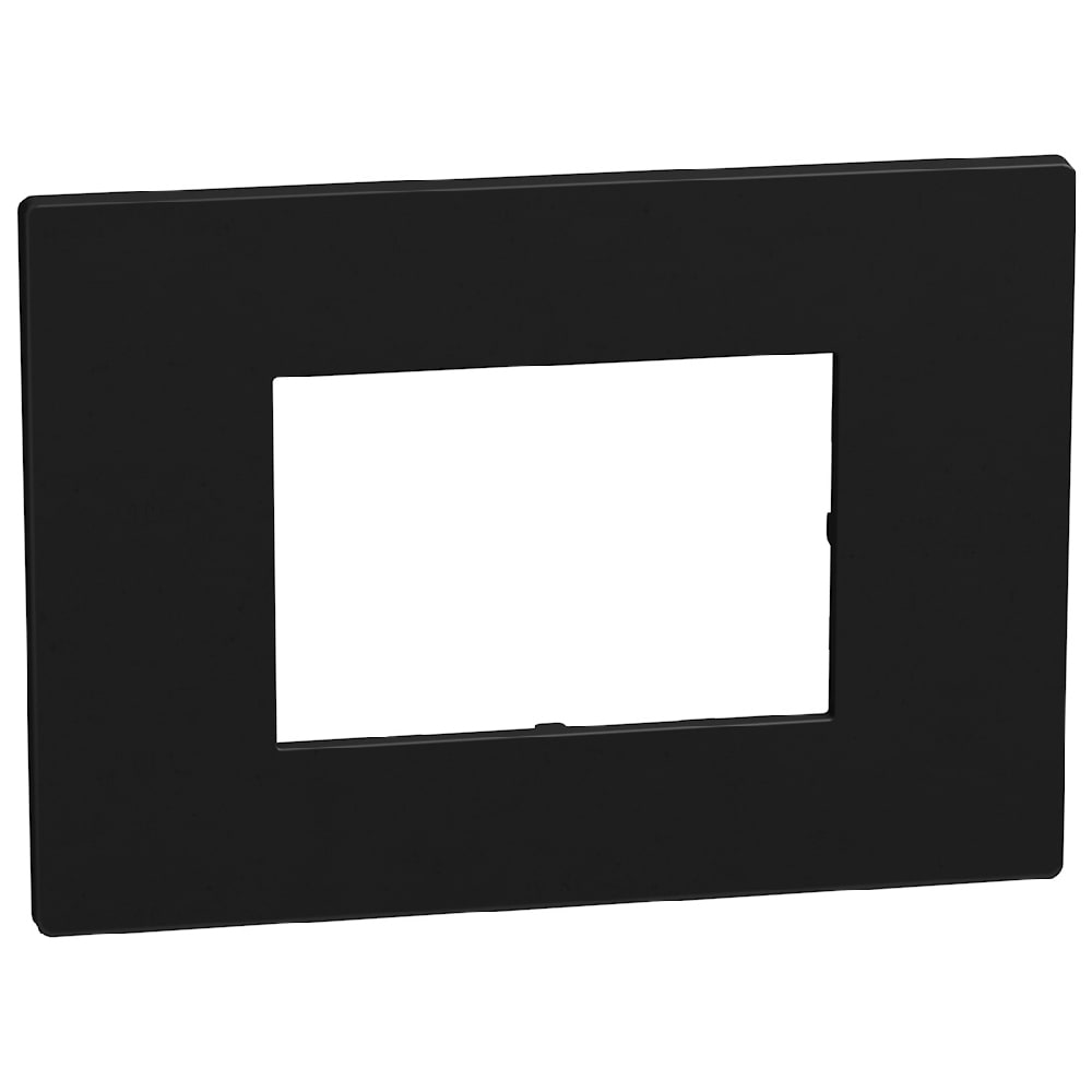 LightN afdekplaat 3 mod zwart