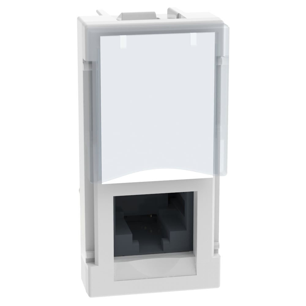 LightN ctdoos RJ45-UTP-cat6 1 mod - wit