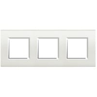 LivingLight - Rechthoekige afdekplaat 3x2 modules 71mm wit