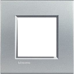 LivingLight - Rechthoekige afdekplaat 2 modules Tech