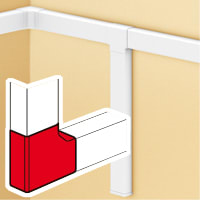 Platte hoek 85x50mm DLP halogeenvrij