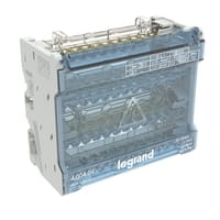 [7009238] Modulaire verdeelklem 4P 40A - 13 aansluitingen met schroeven - 26kA - 6 modules