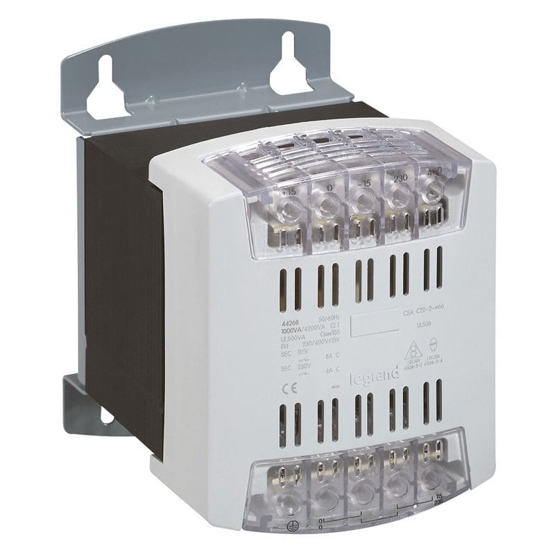 [3710001] Scheidingstransfo - prim 230/400 V - sec 115/230 V enkelfasig 1000 VA