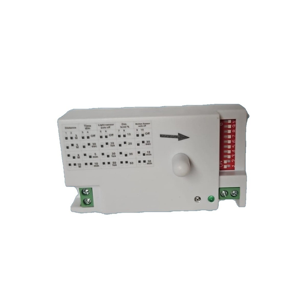 [EWP-KA-DP31] Dimbare microgolf-bewegingssensor KA-DP31, bereik 3–10 m instelbaar, 0–10V dimsturing, 100–260 V