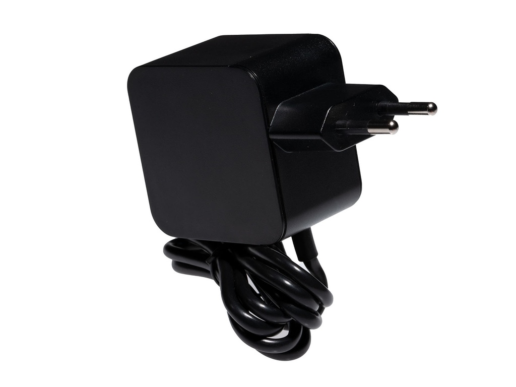 Raspberry Pi 27W USB-C voeding 5,1V / 5A – EU-stekker, zwart (Pi 5 PSU)