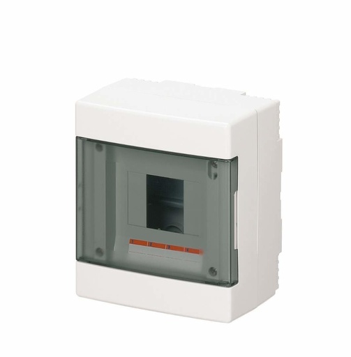 [EC60008] EC Opbouwkast  8 modules IP40 Wit 1rij