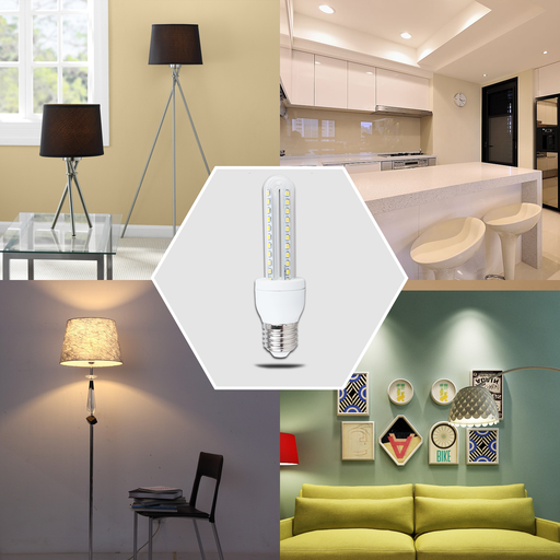 [A176044] LED B5 T3 2U E27 8W 6500K 640Lm