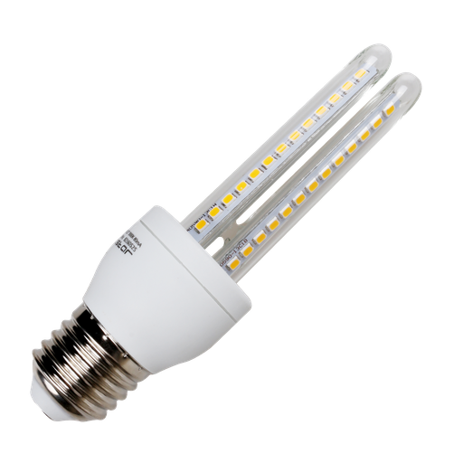 [A176105] LED B5 T3 2U E27 8W 3000K 640Lm