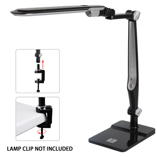 [A178642] LED Bureau - Tafellamp 02 Zwart 10W