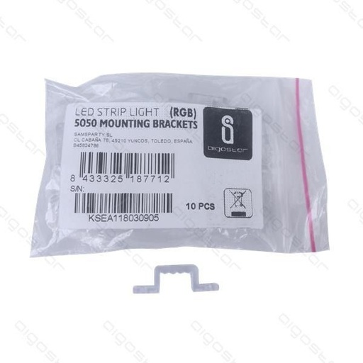 [A184735] Montagebeugels voor RGB 5050 220V led strip licht
