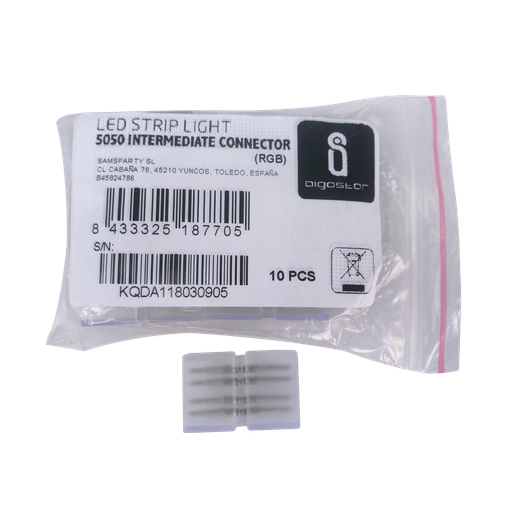 [A187705] Tussenliggende connector voor RGB 5050 led strip licht