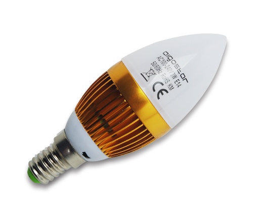 [A200329] LED Kaars E14 3W 3000K
