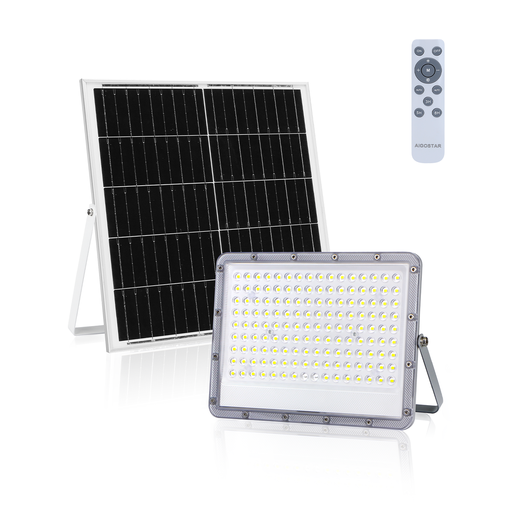 [A217747] Led-schijnwerper met zonnepaneel 200W IP65 6500K