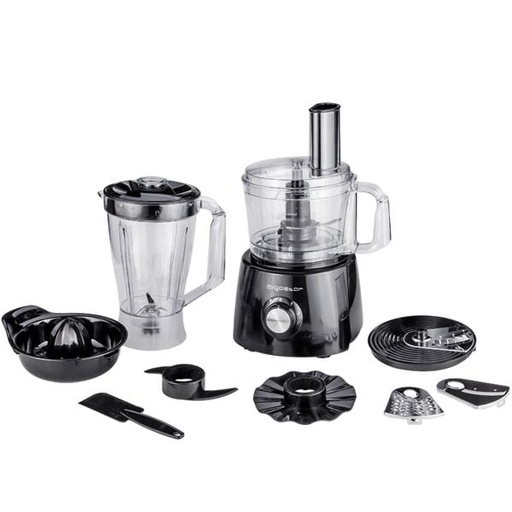 [A500177] Keukenrobot 800W Zwart zilver