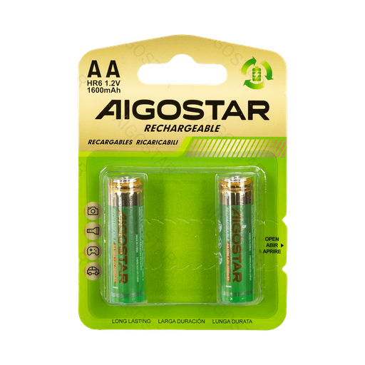 [A360030] Oplaadbare batterij HR6 (AA) 1600mAh 1.2V 2st