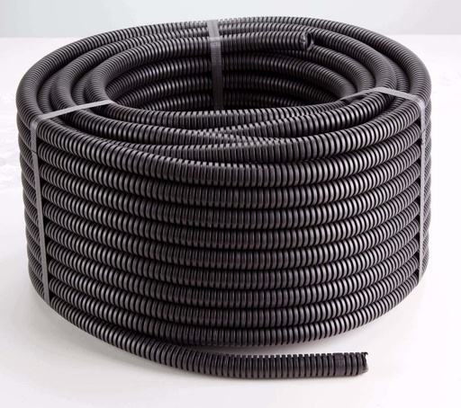 [EC-ICTA1625T] Lege flexbuis 16mm + trekdraad 25 meter donkergrijs