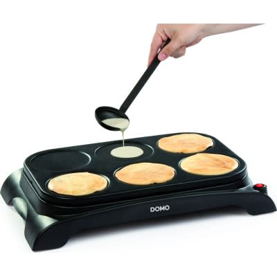 [D08709P] DOMO Pannenkoekenmaker 6 pannenkoeken