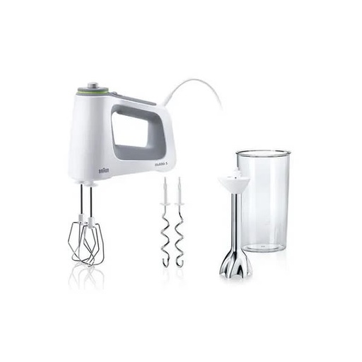 [HM5107WH] BRAUN Handmixer HM 5107 WH - 750W - metaal