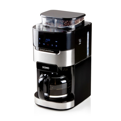 [0D0721K] DOMO Koffiezetapparaat Grind and Brew 1,5L