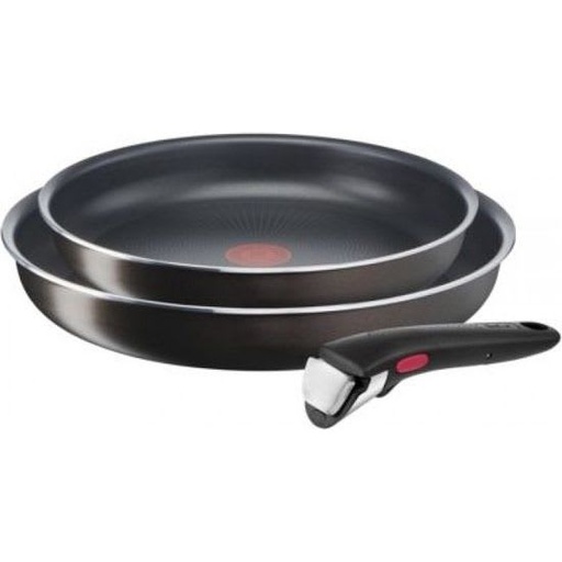 [L1509202] TEFAL Set braadpannen 24/28cm + handgreep
