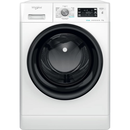 [FFB8469BVBE] WHIRLPOOL Wasmachine voorlader, 8 Kg, FreshCare+ S