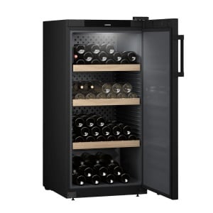 [WSBL4201-20] LIEBHERR Wijnklimaatkast 267L H=128cm  zwart E